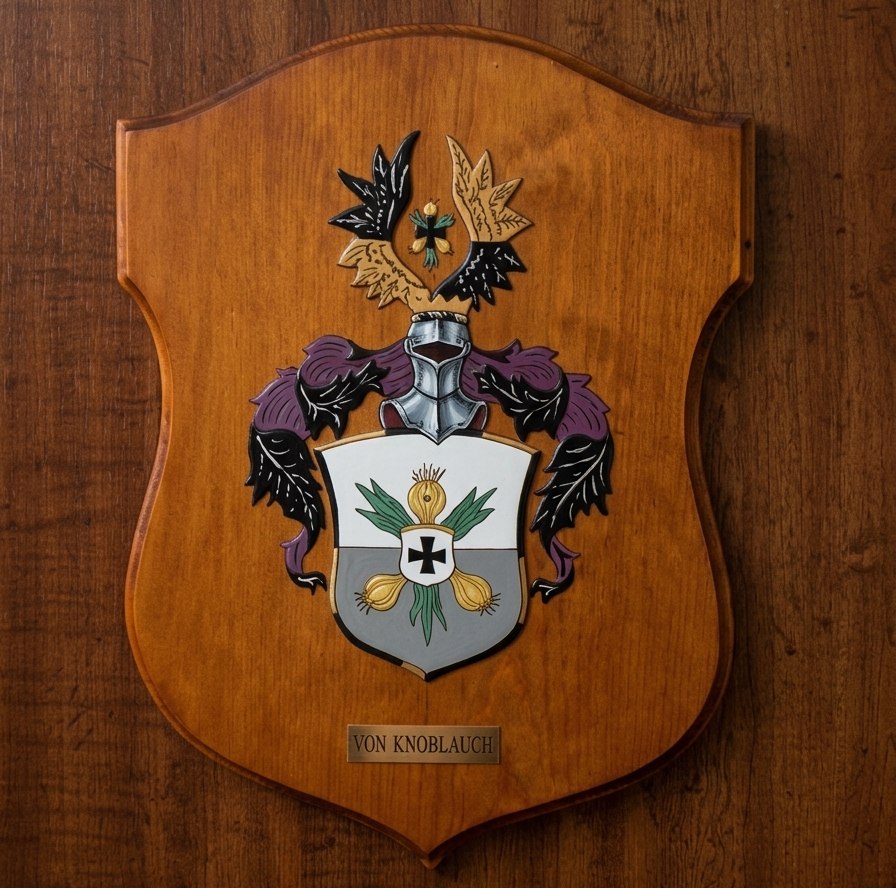 Von Knoblauch family crest